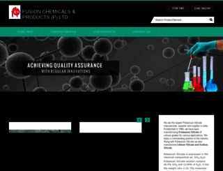 fusionchemicals.com screenshot