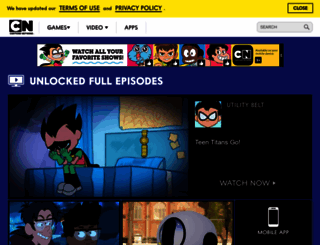 fusionfall.cartoonnetwork.com screenshot