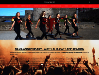 fusionfightersdance.com screenshot