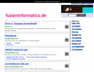 fusioninformatics.de screenshot