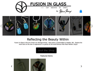 fusioninglass.com screenshot