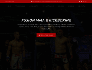 fusionkickboxing.com screenshot