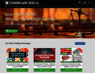 fusionlawschool.com screenshot