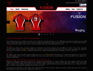 fusionsportswear.co.uk screenshot