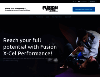fusionxcelperformance.com screenshot