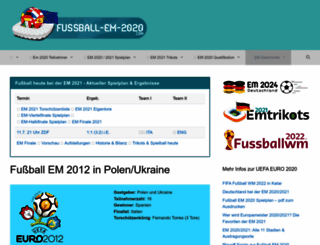 fussball-em-2012.com screenshot