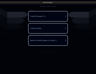 fussball-lenting.de screenshot