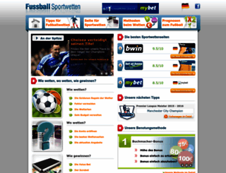 fussball-sportwetten.com screenshot