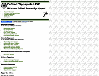 fussball-tippspiele-live.de screenshot