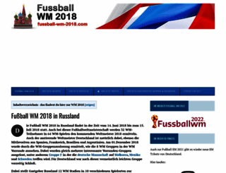 fussball-wm-2018.com screenshot