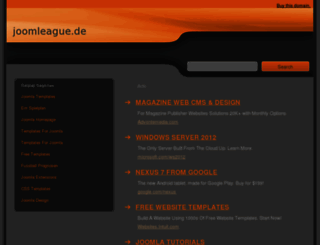 fussball.joomleague.de screenshot