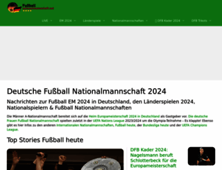 fussballnationalmannschaft.net screenshot
