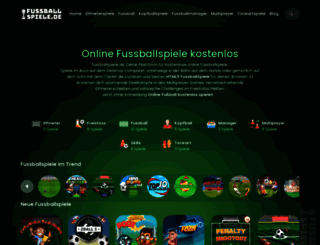 fussballspiele.de screenshot
