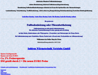 fussbodenheizung-fliesenheizung.de screenshot