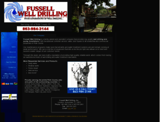 fussellwelldrilling.com screenshot