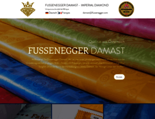 fussenegger-damast.com screenshot