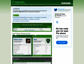 futbol360.com.ar screenshot