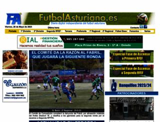 futbolasturiano.com screenshot