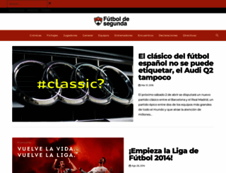 futboldesegunda.com screenshot