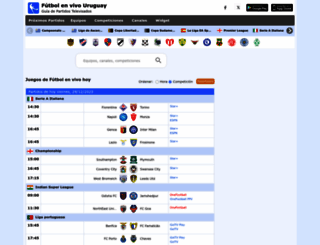 futbolenvivouruguay.com screenshot