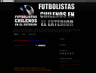 futbolistaschilenosenelmundo.blogspot.com screenshot