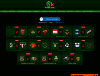 futebol4k.com screenshot