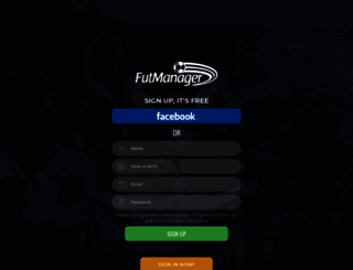 futmanager.com screenshot