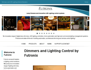 futronix-dimmers.com screenshot