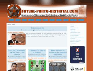 futsal-porto-distrital.com screenshot