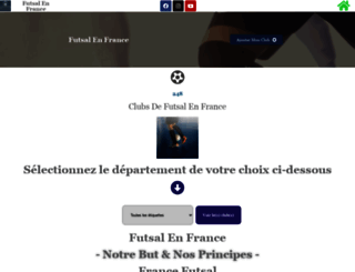 futsalenfrance.fr screenshot