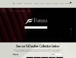 futura-leathers.co.uk screenshot
