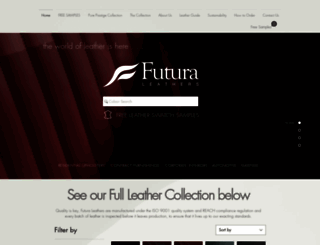 futuraleathers.co.uk screenshot