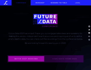 futuredata.org screenshot