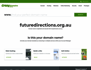 futuredirections.org.au screenshot