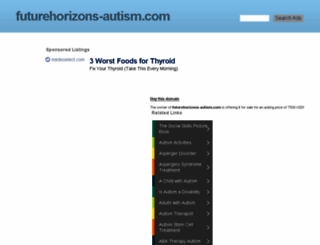 futurehorizons-autism.com screenshot