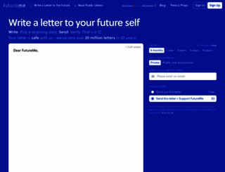 futureme.org screenshot