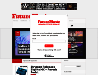 futuremusic.com screenshot