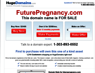 futurepregnancy.com screenshot