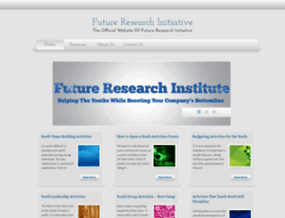 futureresearchinitiative.blogspot.com screenshot