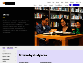 futurestudents.curtin.edu.my screenshot