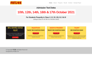 futuretests.fiitjee.com screenshot