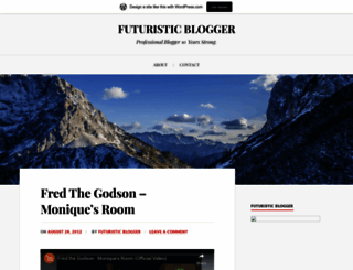 futuristicblogger.wordpress.com screenshot