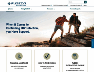 fuzeon.com screenshot