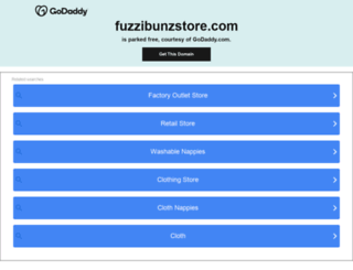 fuzzibunzstore.com screenshot
