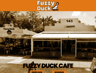 fuzzyduckcafe.com.au screenshot