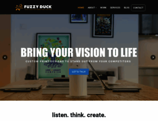 fuzzyduckdesign.com screenshot