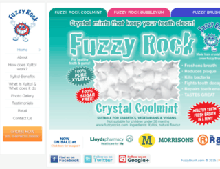 fuzzyrocks.com screenshot