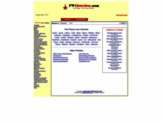 fwchurches.com screenshot
