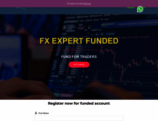 fxexpertfunded.com screenshot