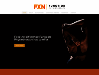 fxnphysio.com screenshot